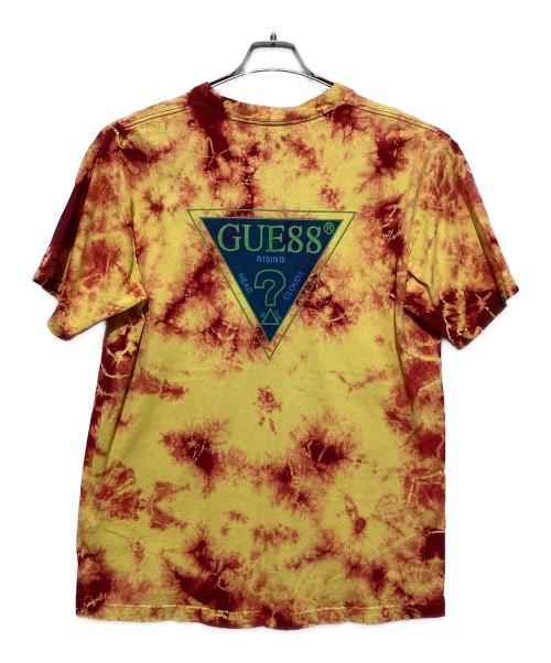 GUESS（ゲス）GUESS (ゲス) タイダイTシャツ オレンジ×レッド サイズ:XLの古着・服飾アイテム