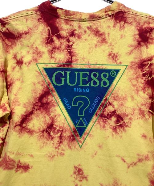 GUESS（ゲス）GUESS (ゲス) タイダイTシャツ オレンジ×レッド サイズ:XLの古着・服飾アイテム