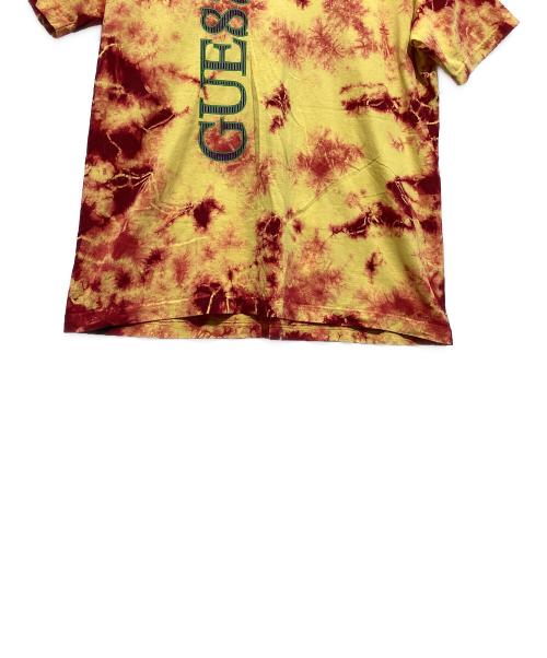 GUESS（ゲス）GUESS (ゲス) タイダイTシャツ オレンジ×レッド サイズ:XLの古着・服飾アイテム