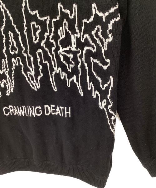 X-LARGE（エクストララージ）X-LARGE (エクストララージ) セーター ブラック×ホワイト サイズ:XLの古着・服飾アイテム