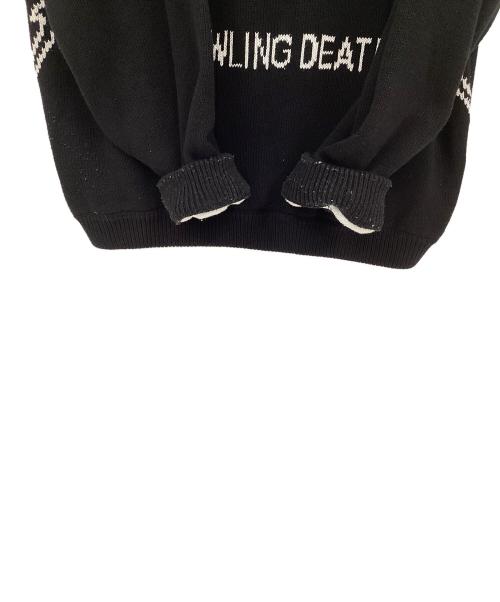 X-LARGE（エクストララージ）X-LARGE (エクストララージ) セーター ブラック×ホワイト サイズ:XLの古着・服飾アイテム