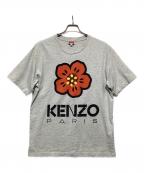 KENZOケンゾー）の古着「プリントTシャツ」｜グレー×オレンジ