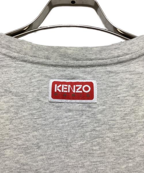 KENZO（ケンゾー）KENZO (ケンゾー) プリントTシャツ グレー×オレンジ サイズ:Lの古着・服飾アイテム