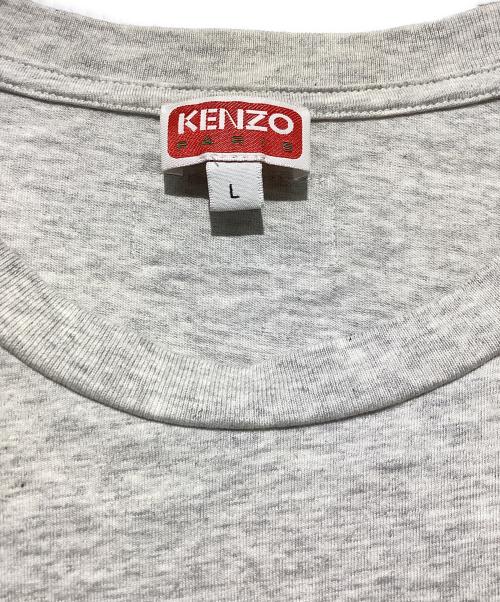 KENZO（ケンゾー）KENZO (ケンゾー) プリントTシャツ グレー×オレンジ サイズ:Lの古着・服飾アイテム