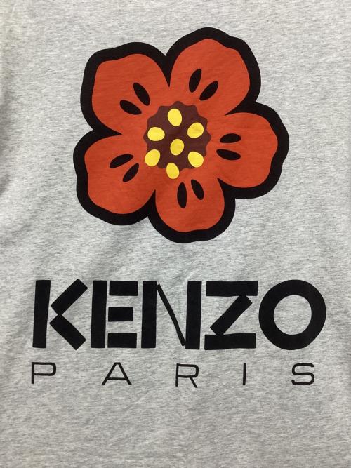 KENZO（ケンゾー）KENZO (ケンゾー) プリントTシャツ グレー×オレンジ サイズ:Lの古着・服飾アイテム