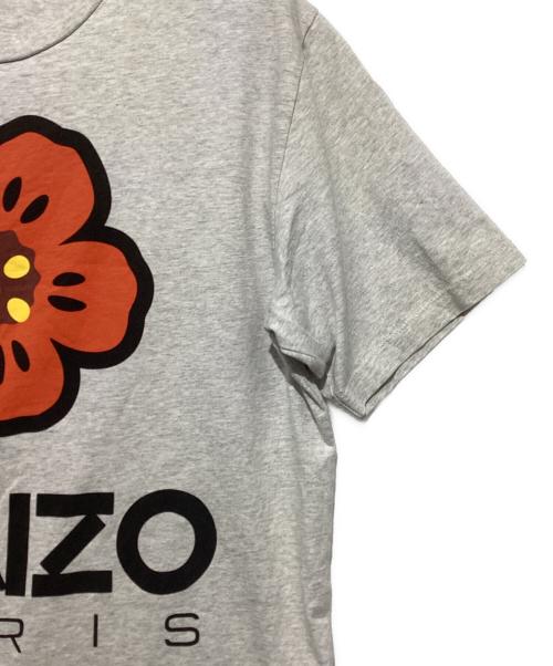 KENZO（ケンゾー）KENZO (ケンゾー) プリントTシャツ グレー×オレンジ サイズ:Lの古着・服飾アイテム