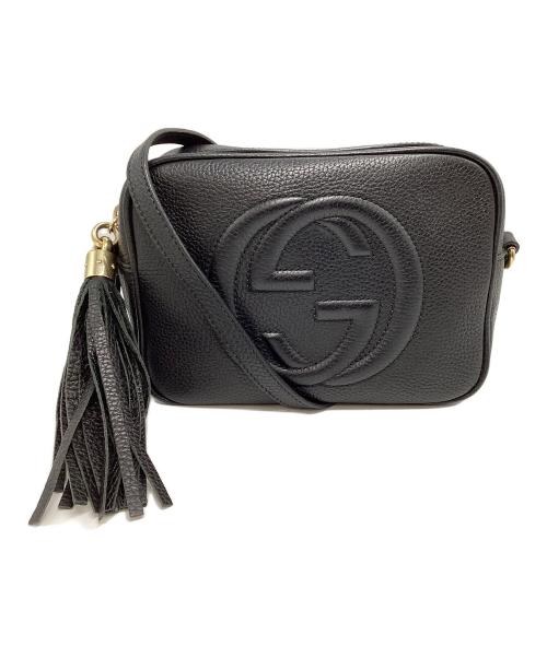 GUCCI（グッチ）GUCCI (グッチ) グッチ 308364 ソーホーディスコショルダーバッグ ブラックの古着・服飾アイテム