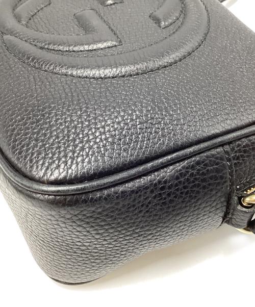 GUCCI（グッチ）GUCCI (グッチ) グッチ 308364 ソーホーディスコショルダーバッグ ブラックの古着・服飾アイテム