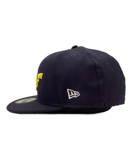 New Era（ニューエラ）New Era (ニューエラ) ポケットモンスター (ポケットモンスター) キャップ ブラック×イエロー サイズ:7　5/8(60.6㎝)の古着・服飾アイテム