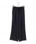 BALLSEY（ボールジィ）の古着「イージーセミワイドパンツ」｜ネイビー