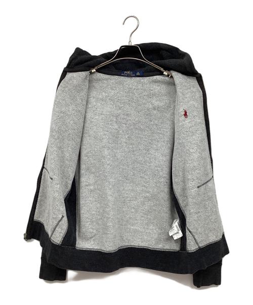 POLO RALPH LAUREN（ポロ・ラルフローレン）POLO RALPH LAUREN (ポロ・ラルフローレン) ジップパーカー ブラック サイズ:Mの古着・服飾アイテム