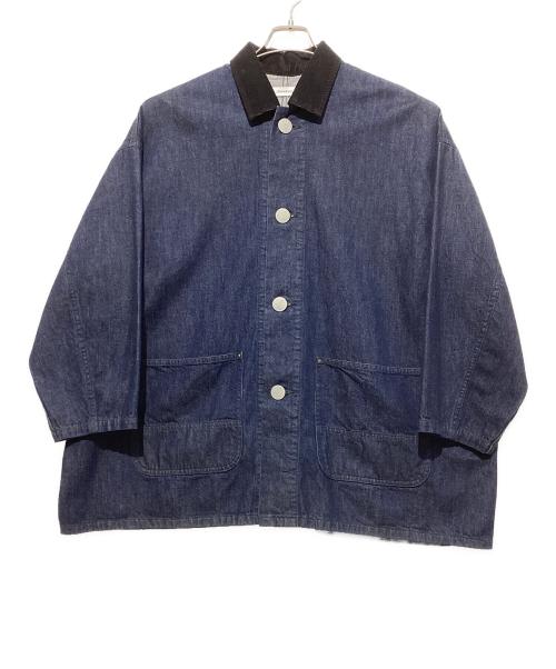 JOHNBULL（ジョンブル）JOHNBULL (ジョンブル) カバーオール インディゴ×ブラック サイズ:FREEの古着・服飾アイテム