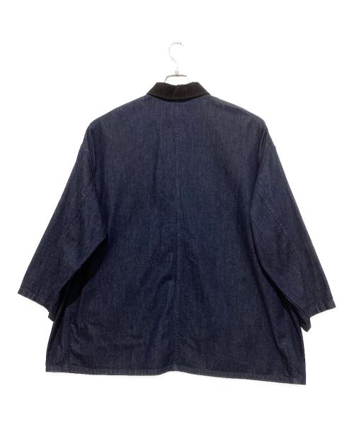 JOHNBULL（ジョンブル）JOHNBULL (ジョンブル) カバーオール インディゴ×ブラック サイズ:FREEの古着・服飾アイテム