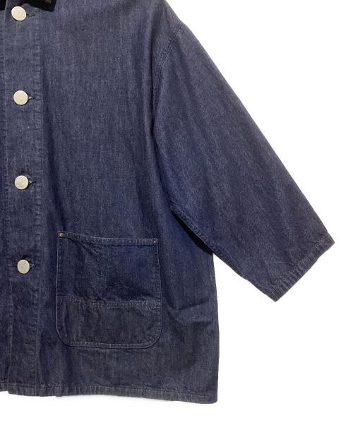 JOHNBULL（ジョンブル）JOHNBULL (ジョンブル) カバーオール インディゴ×ブラック サイズ:FREEの古着・服飾アイテム