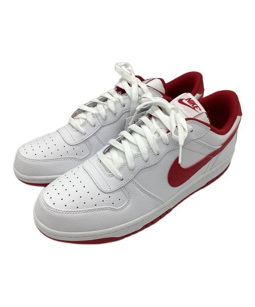 NIKE（ナイキ）NIKE (ナイキ) BIG LOW ホワイト×レッド サイズ:30㎝ 未使用品の古着・服飾アイテム