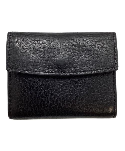 Maison Margiela（メゾンマルジェラ）Maison Margiela (メゾンマルジェラ) メゾンマルジェラ/S35UI0529/3つ折り財布 ブラックの古着・服飾アイテム