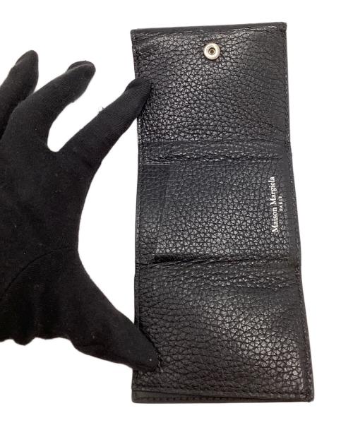 Maison Margiela（メゾンマルジェラ）Maison Margiela (メゾンマルジェラ) メゾンマルジェラ/S35UI0529/3つ折り財布 ブラックの古着・服飾アイテム