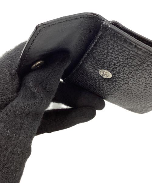 Maison Margiela（メゾンマルジェラ）Maison Margiela (メゾンマルジェラ) メゾンマルジェラ/S35UI0529/3つ折り財布 ブラックの古着・服飾アイテム