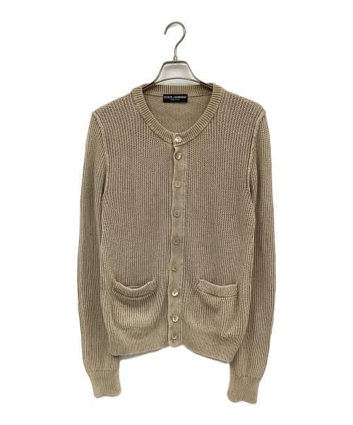 DOLCE & GABBANA（ドルチェ＆ガッバーナ）DOLCE & GABBANA (ドルチェ＆ガッバーナ) 薄手カーディガン ブラウン サイズ:48の古着・服飾アイテム