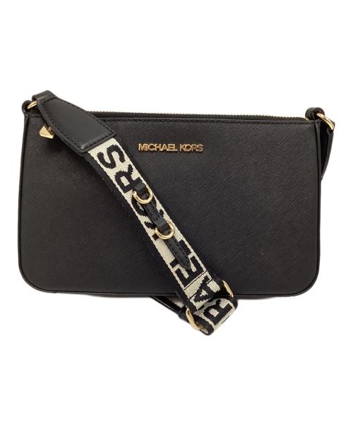 MICHAEL KORS（マイケル・コース）MICHAEL KORS (マイケル・コース) マイケルコース/35S3GTVC5T/ショルダーバッグ ブラック×ゴールドの古着・服飾アイテム