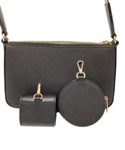 MICHAEL KORS（マイケル・コース）MICHAEL KORS (マイケル・コース) マイケルコース/35S3GTVC5T/ショルダーバッグ ブラック×ゴールドの古着・服飾アイテム