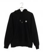 DIESELディーゼル）の古着「プルオーバーパーカー」｜ブラック
