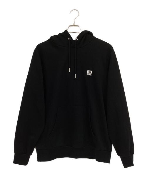 DIESEL（ディーゼル）DIESEL (ディーゼル) プルオーバーパーカー ブラック サイズ:Lの古着・服飾アイテム