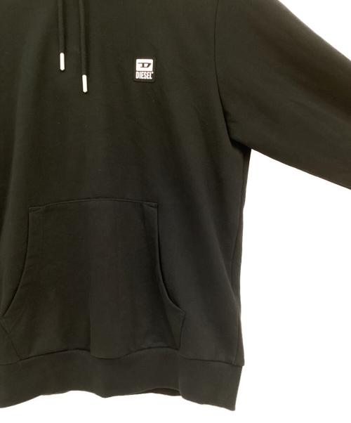 DIESEL（ディーゼル）DIESEL (ディーゼル) プルオーバーパーカー ブラック サイズ:Lの古着・服飾アイテム