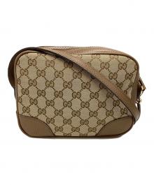 GUCCI（グッチ）の古着「ショルダーバッグ」｜ブラウン×カーキ