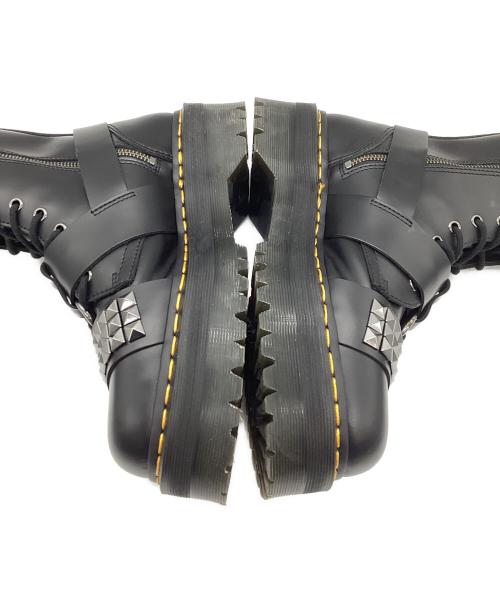 Dr.Martens（ドクターマーチン）Dr.Martens (ドクターマーチン) JADON HI STUD LEATHER PLATFORM BOOTS ブラック サイズ:US9の古着・服飾アイテム