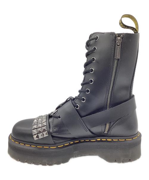 Dr.Martens（ドクターマーチン）Dr.Martens (ドクターマーチン) JADON HI STUD LEATHER PLATFORM BOOTS ブラック サイズ:US9の古着・服飾アイテム