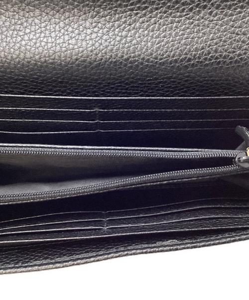 GUCCI（グッチ）GUCCI (グッチ) 長財布 ブラックの古着・服飾アイテム