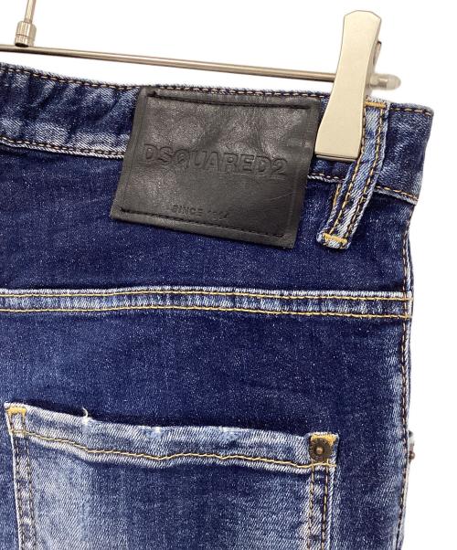 DSQUARED2（ディースクエアード）DSQUARED2 (ディースクエアード) スキニーデニムパンツ インディゴ サイズ:46の古着・服飾アイテム