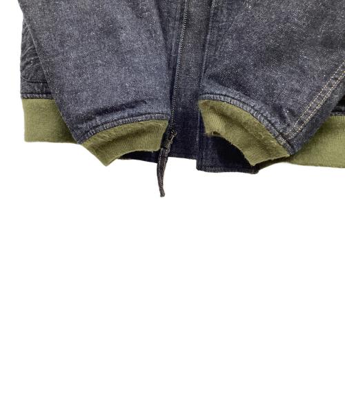 HOUSTON（ヒューストン）HOUSTON (ヒューストン) DENIME (ドゥニーム) タンカースジャケット インディゴ サイズ:40の古着・服飾アイテム