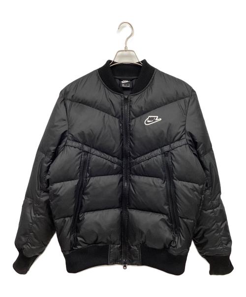 NIKE（ナイキ）NIKE (ナイキ) ダウンフィル ウィンドランナー ボンバー ジャケット ブラック サイズ:XLの古着・服飾アイテム