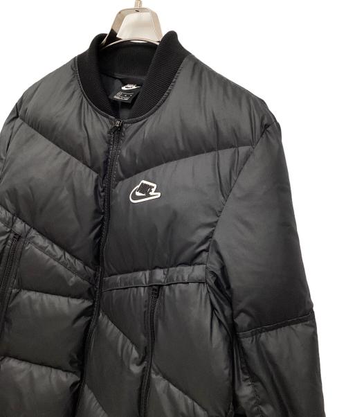 NIKE（ナイキ）NIKE (ナイキ) ダウンフィル ウィンドランナー ボンバー ジャケット ブラック サイズ:XLの古着・服飾アイテム