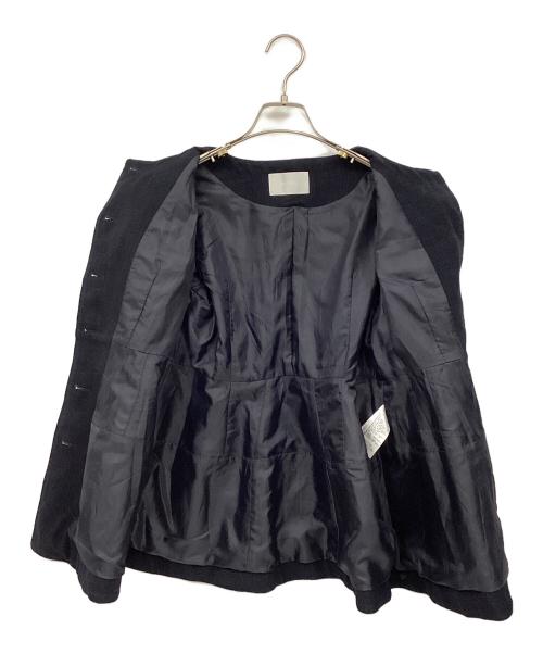 CELFORD（セルフォード）CELFORD (セルフォード) ペプラムハーフスリーブジャケット ネイビー サイズ:36の古着・服飾アイテム
