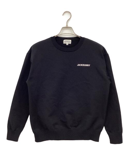 JACK BUNNY（ジャックバニー）JACK BUNNY (ジャックバニー) クルーネックニット(ゴルフウェア) ブラック サイズ:4の古着・服飾アイテム