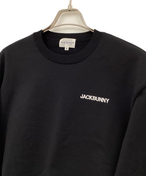 JACK BUNNY（ジャックバニー）JACK BUNNY (ジャックバニー) クルーネックニット(ゴルフウェア) ブラック サイズ:4の古着・服飾アイテム