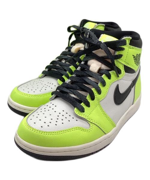 NIKE（ナイキ）NIKE (ナイキ) AIR JORDAN 1 RETRO HIGH OG（エアジョーダンレトロハイ） イエロー サイズ:25の古着・服飾アイテム