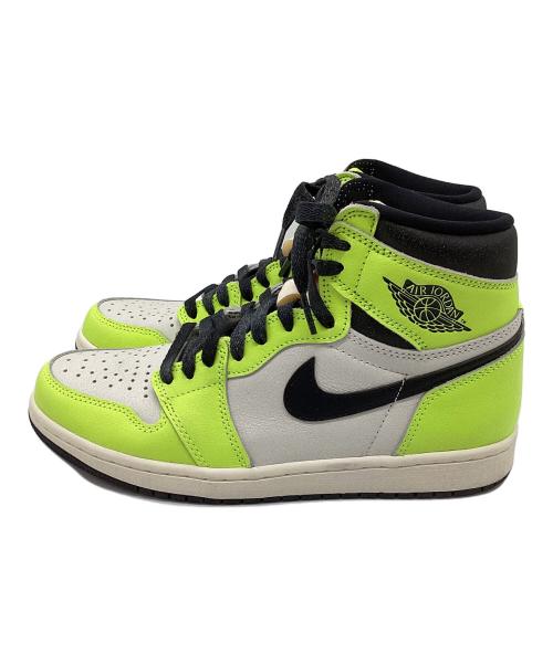 NIKE（ナイキ）NIKE (ナイキ) AIR JORDAN 1 RETRO HIGH OG（エアジョーダンレトロハイ） イエロー サイズ:25の古着・服飾アイテム
