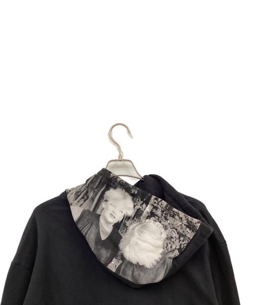 RAF SIMONS（ラフシモンズ）RAF SIMONS (ラフシモンズ) FRED PERRY (フレッドペリー) PRINTED HOODED SWEAT ブラック サイズ:Lの古着・服飾アイテム