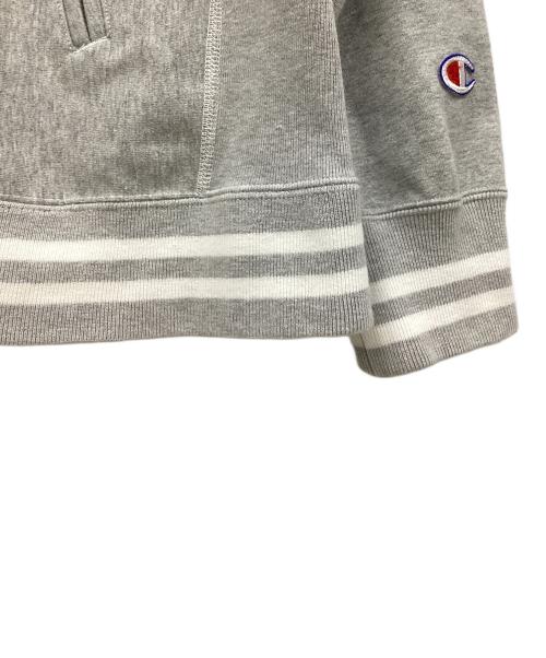 Champion（チャンピオン）Champion (チャンピオン) スタジャン ライトグレー サイズ:XLの古着・服飾アイテム