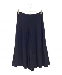 Maison Margiela（メゾンマルジェラ）の古着「サテンキュロットパンツ」｜ブラック