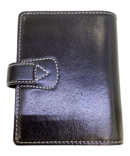 FILOFAX（ファイロファックス）FILOFAX (ファイロファックス) 手帳カバー ブラックの古着・服飾アイテム