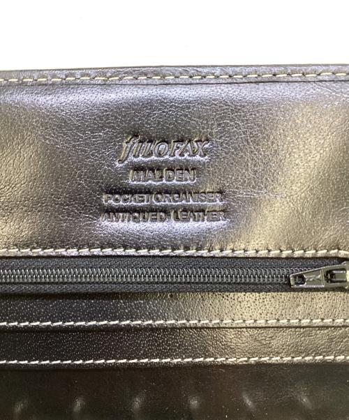 FILOFAX（ファイロファックス）FILOFAX (ファイロファックス) 手帳カバー ブラックの古着・服飾アイテム