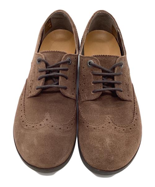 BIRKENSTOCK（ビルケンシュトック）BIRKENSTOCK (ビルケンシュトック) ウィングチップシューズ ブラウン サイズ:24.5㎝の古着・服飾アイテム