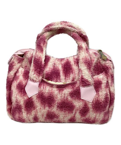 Vivienne Westwood（ヴィヴィアンウエストウッド）Vivienne Westwood (ヴィヴィアンウエストウッド) ヴィヴィアンウエストウッド/レオタード柄ハンドバッグ ピンクの古着・服飾アイテム