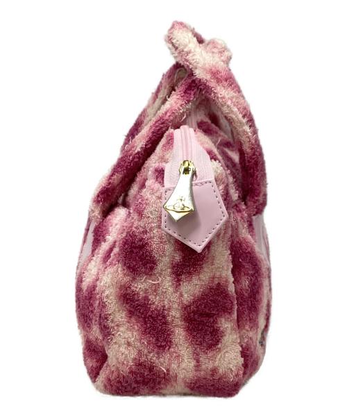 Vivienne Westwood（ヴィヴィアンウエストウッド）Vivienne Westwood (ヴィヴィアンウエストウッド) ヴィヴィアンウエストウッド/レオタード柄ハンドバッグ ピンクの古着・服飾アイテム