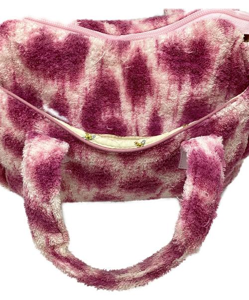 Vivienne Westwood（ヴィヴィアンウエストウッド）Vivienne Westwood (ヴィヴィアンウエストウッド) ヴィヴィアンウエストウッド/レオタード柄ハンドバッグ ピンクの古着・服飾アイテム